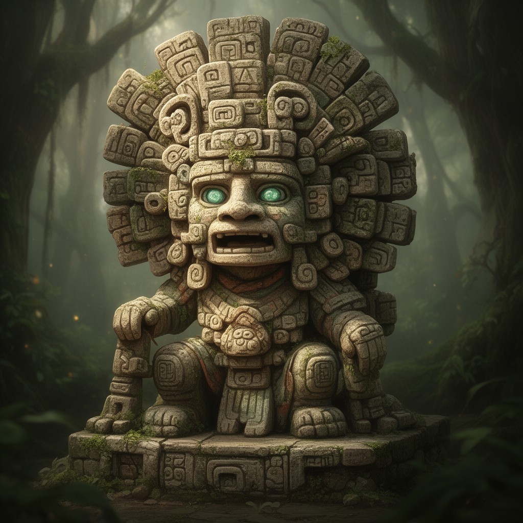 AI-generated illustration of Itzamna