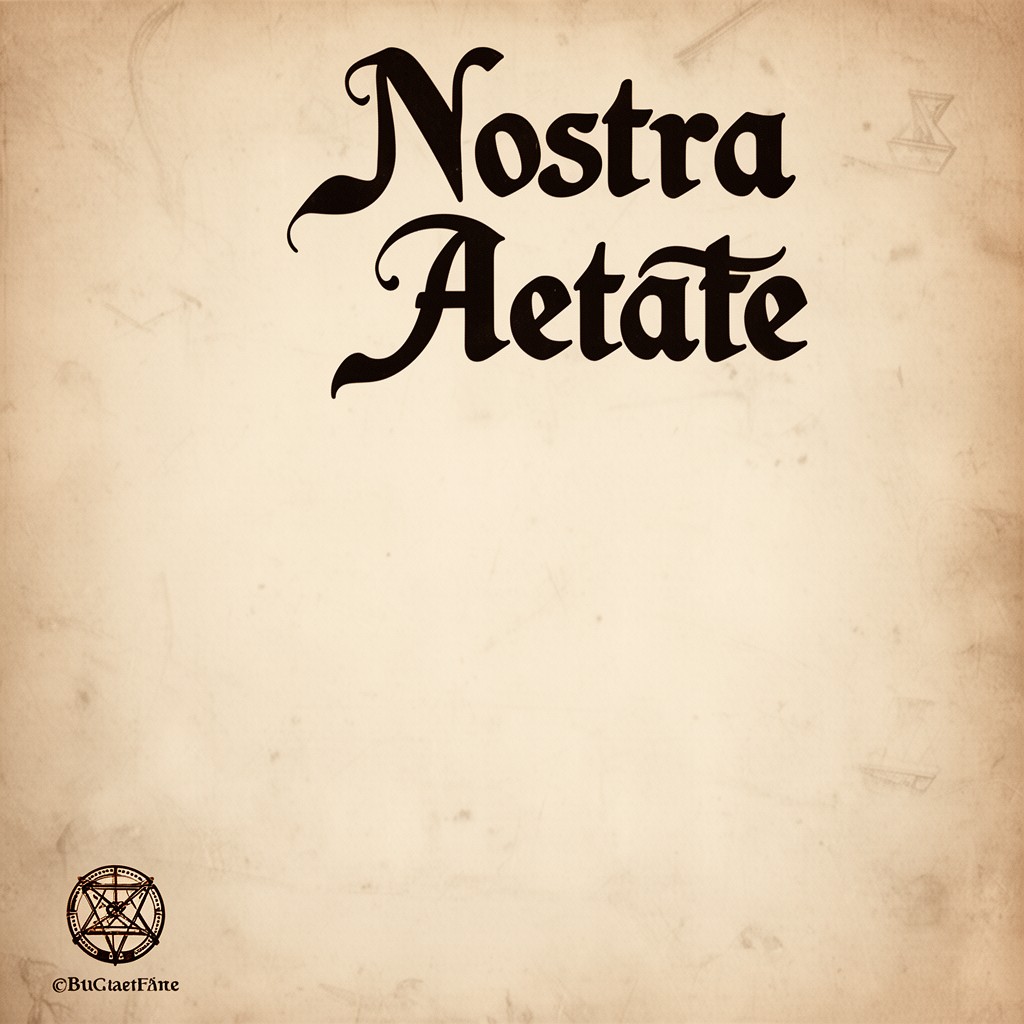 AI-generated illustration of Nostra Aetate