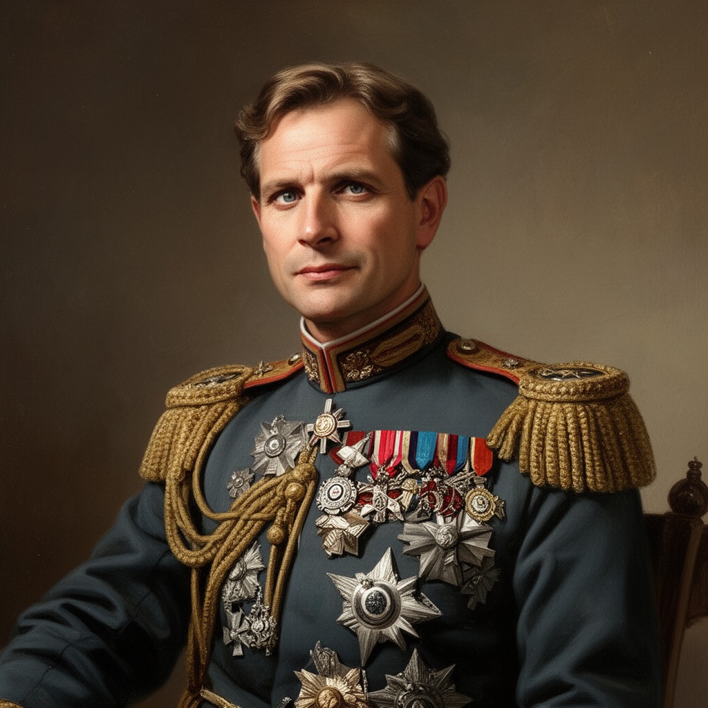 AI-generated illustration of Mikhail Gorchakov