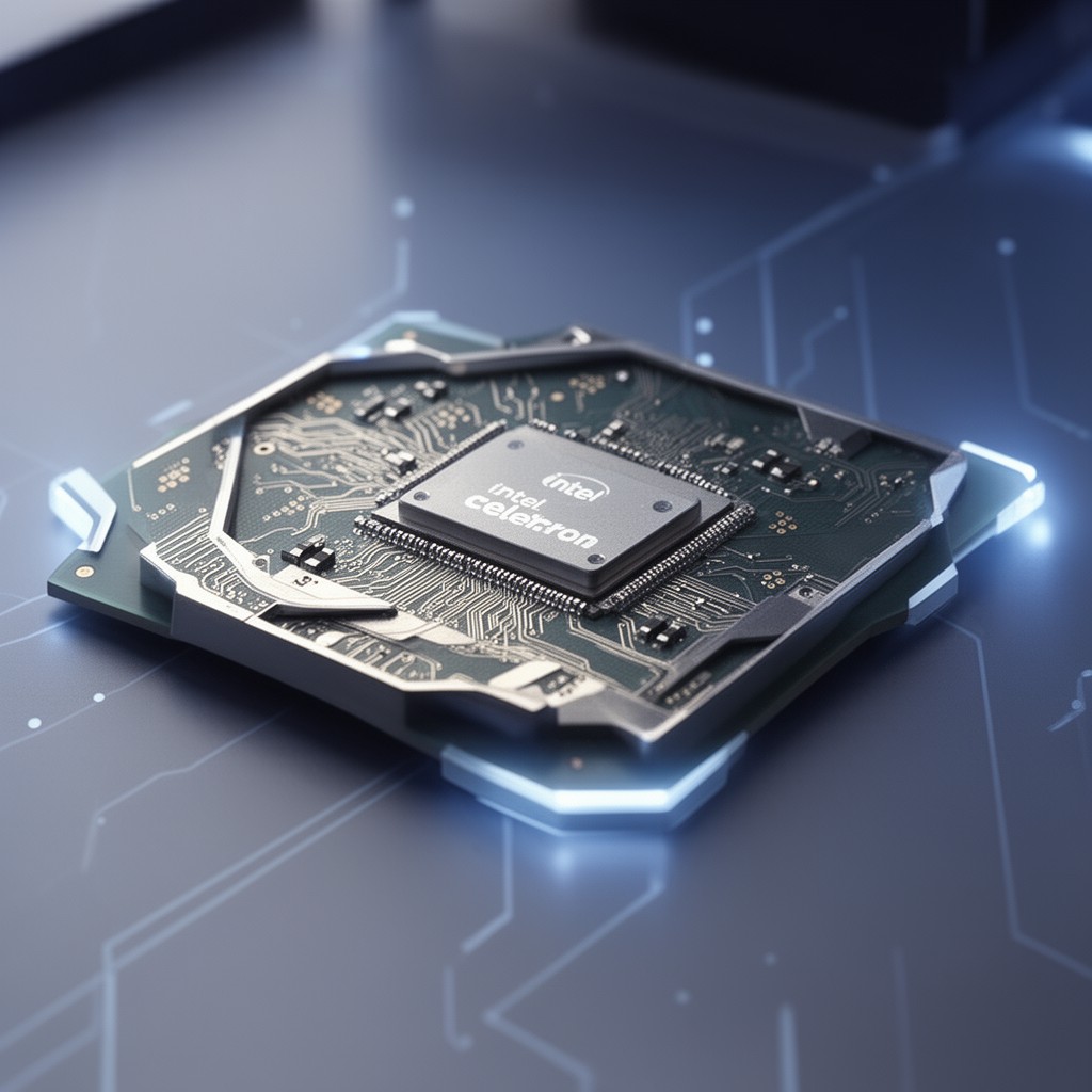 AI-generated illustration of Intel Celeron