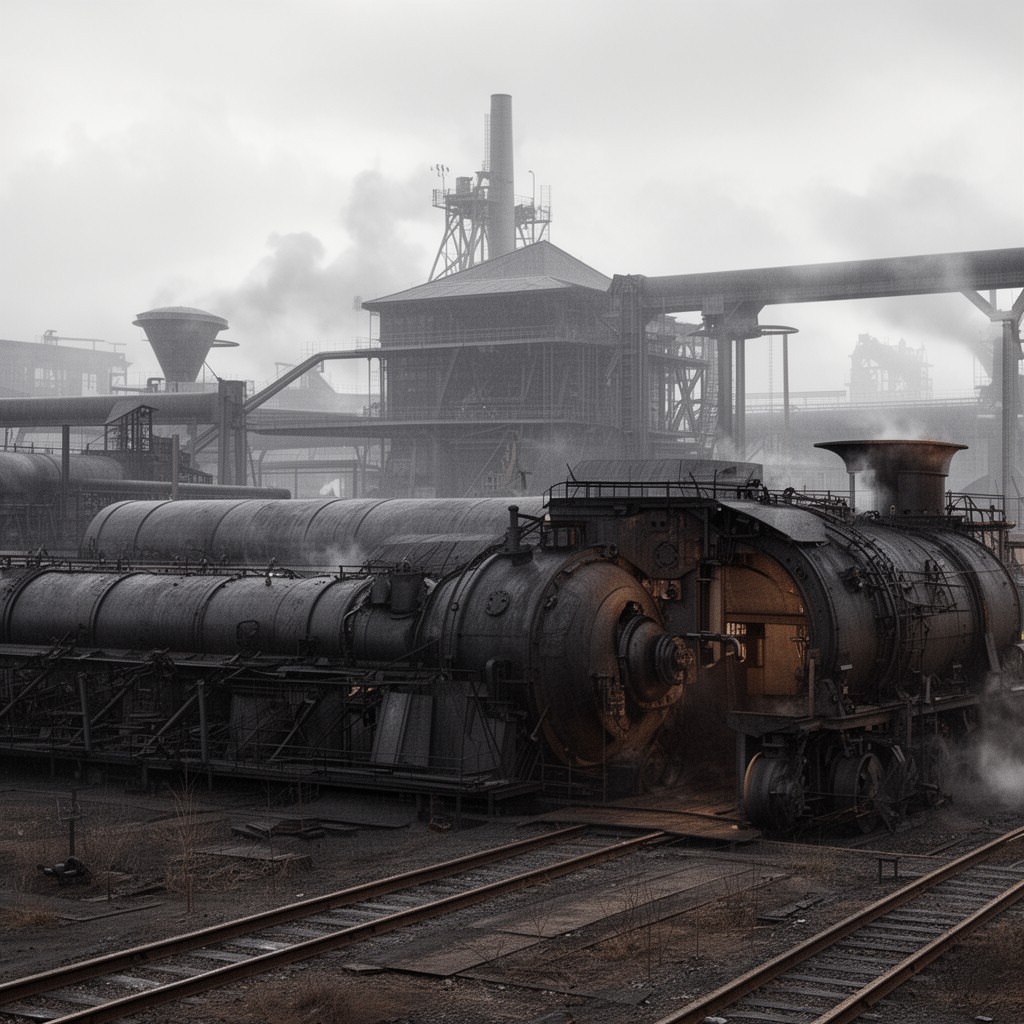 AI-generated illustration of Krupp (company)