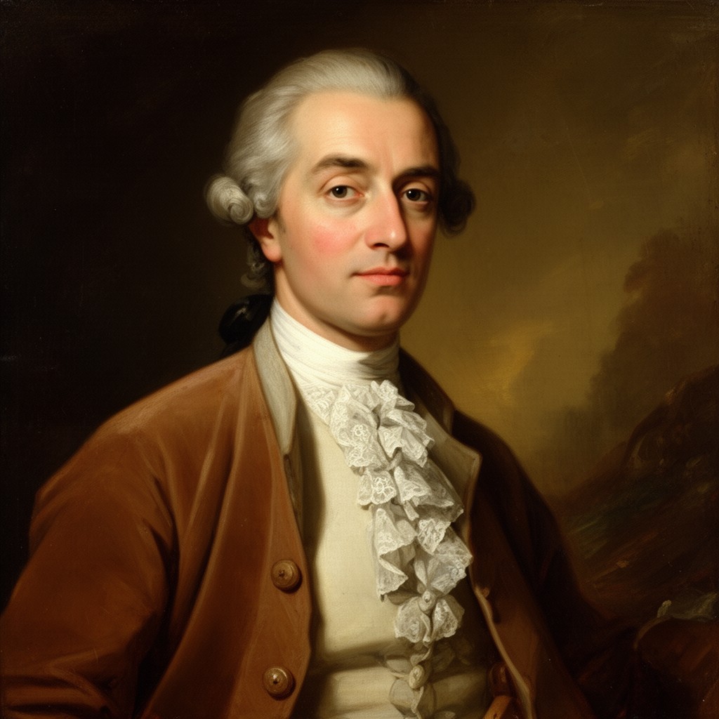 AI-generated illustration of Anne-Robert-Jacques Turgot