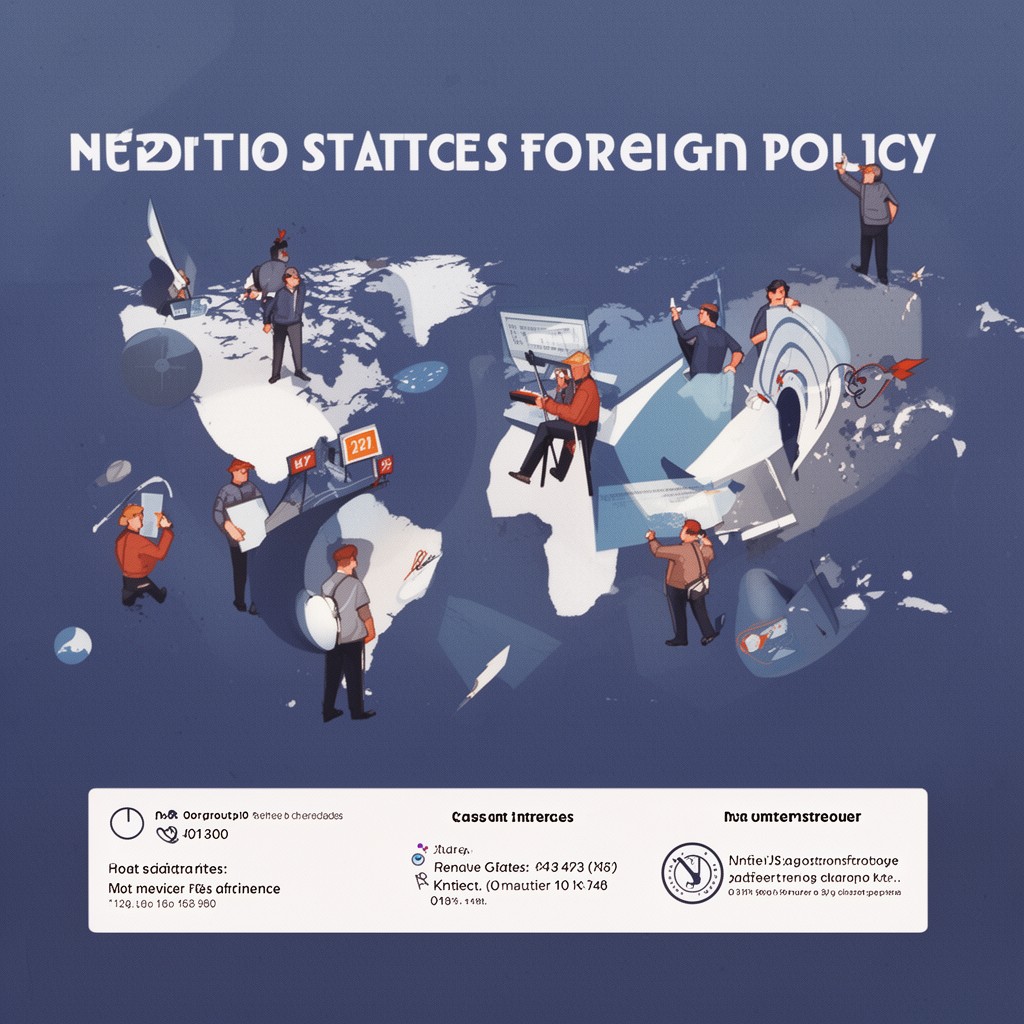AI-generated illustration of United States foreign policy