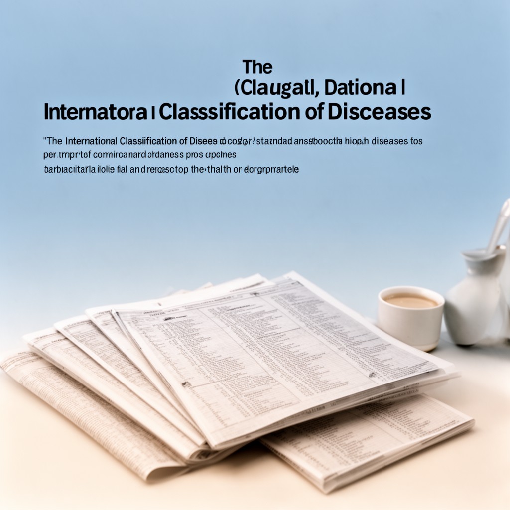 AI-generated illustration of International Classification of Diseases