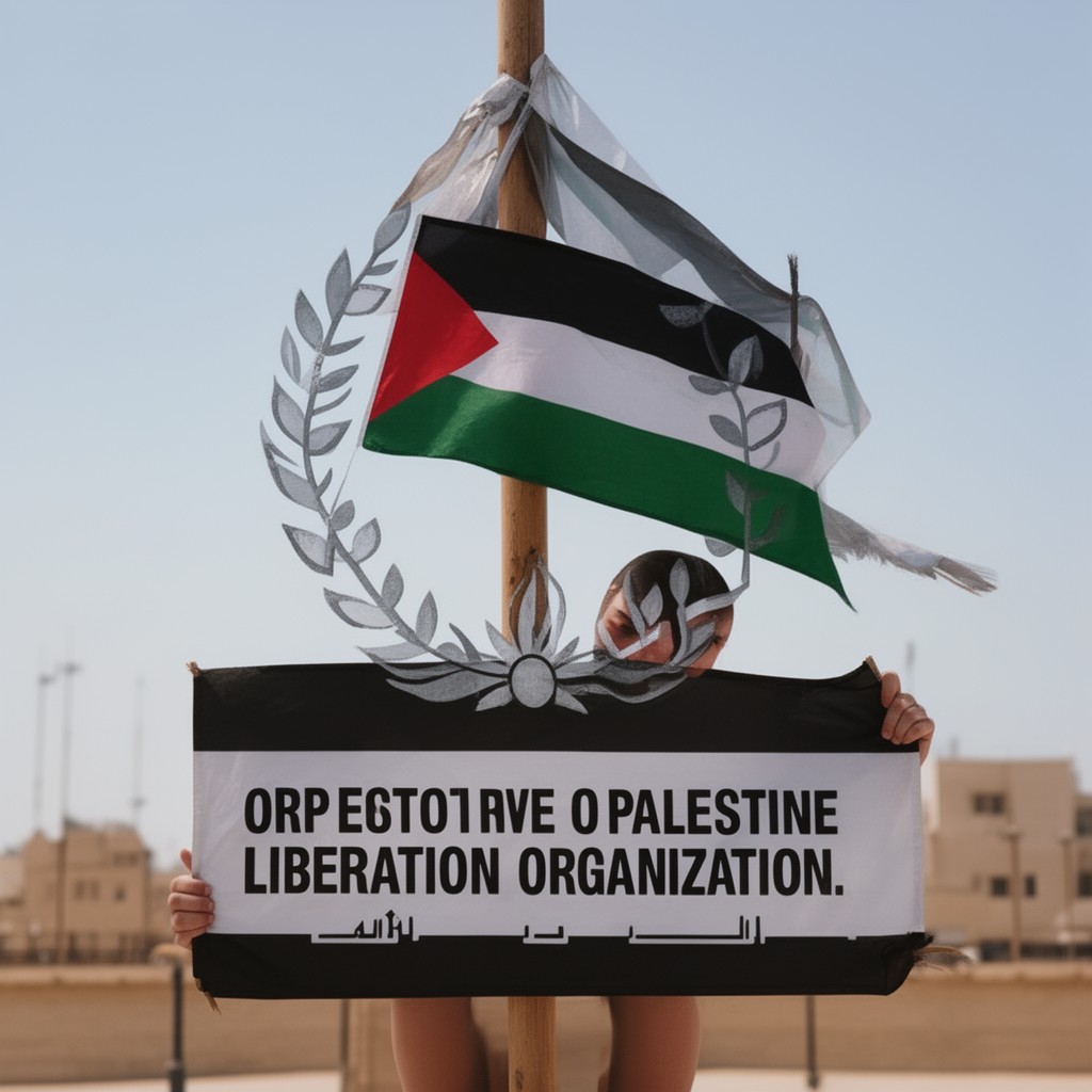 AI-generated illustration of Palestine Liberation Organization