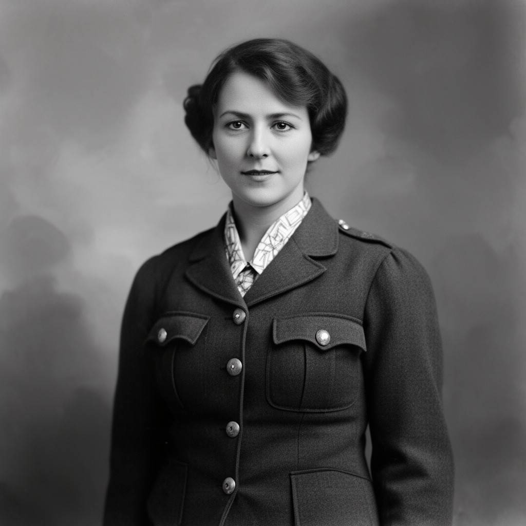 AI-generated illustration of Elizabeth Carter Coles