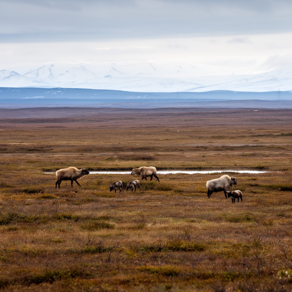 AI-generated illustration of Arctic National Wildlife Refuge