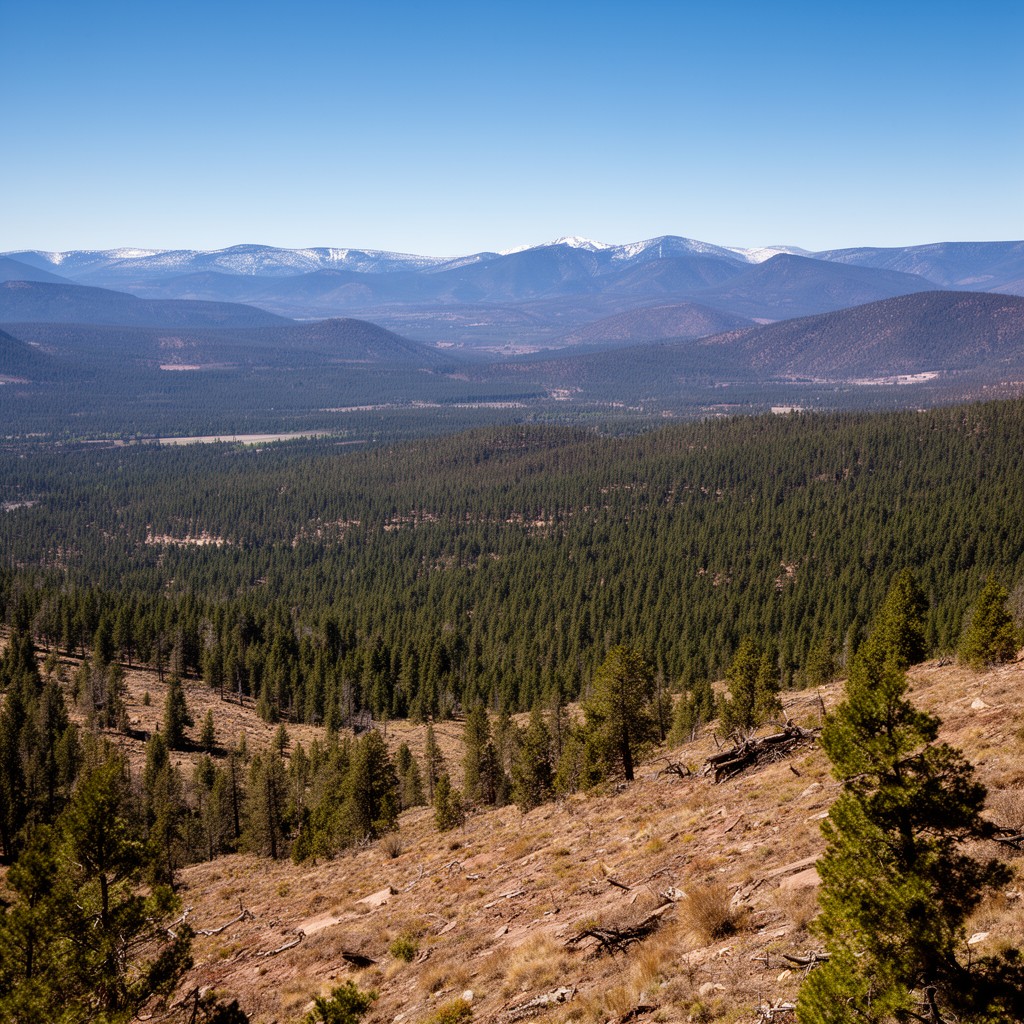 AI-generated illustration of Santa Fe National Forest