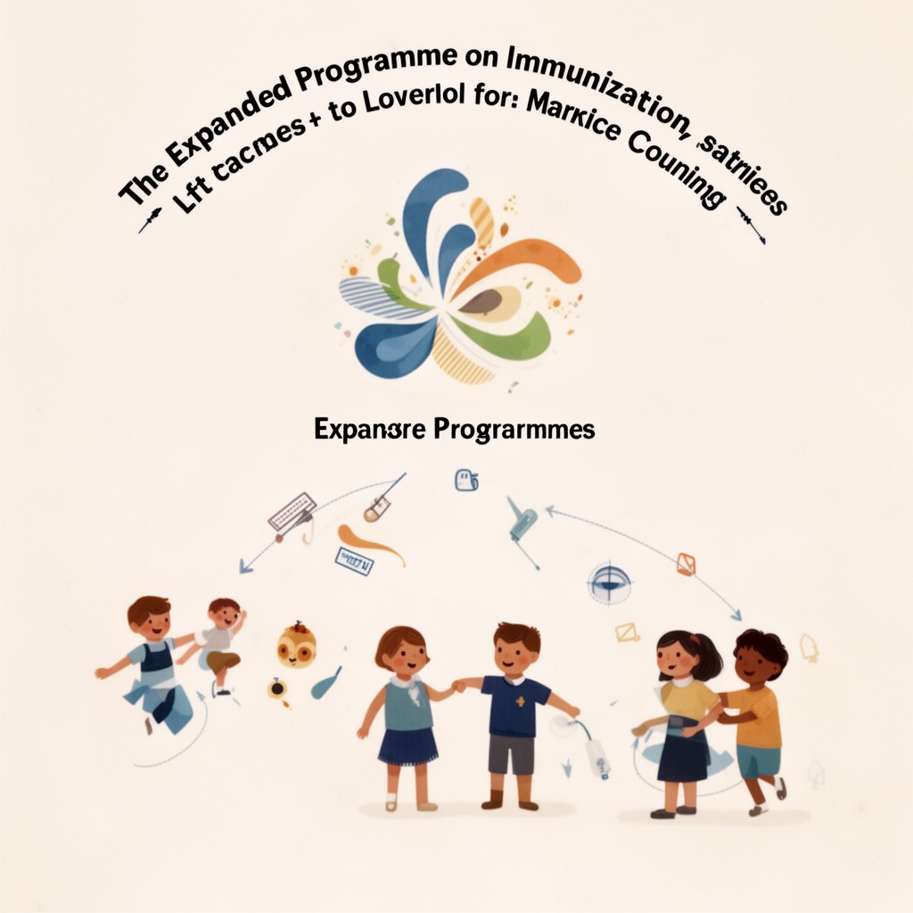 AI-generated illustration of Expanded Programme on Immunization