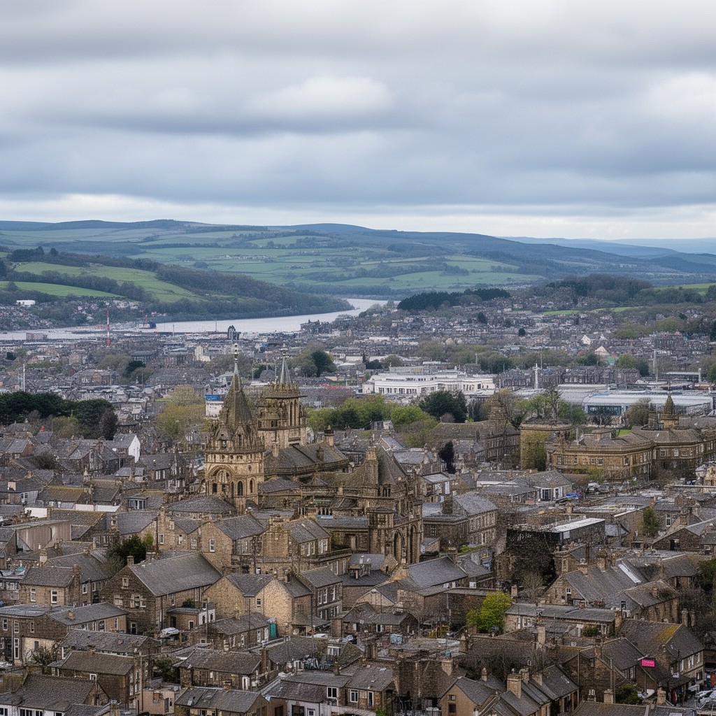AI-generated illustration of Renfrewshire