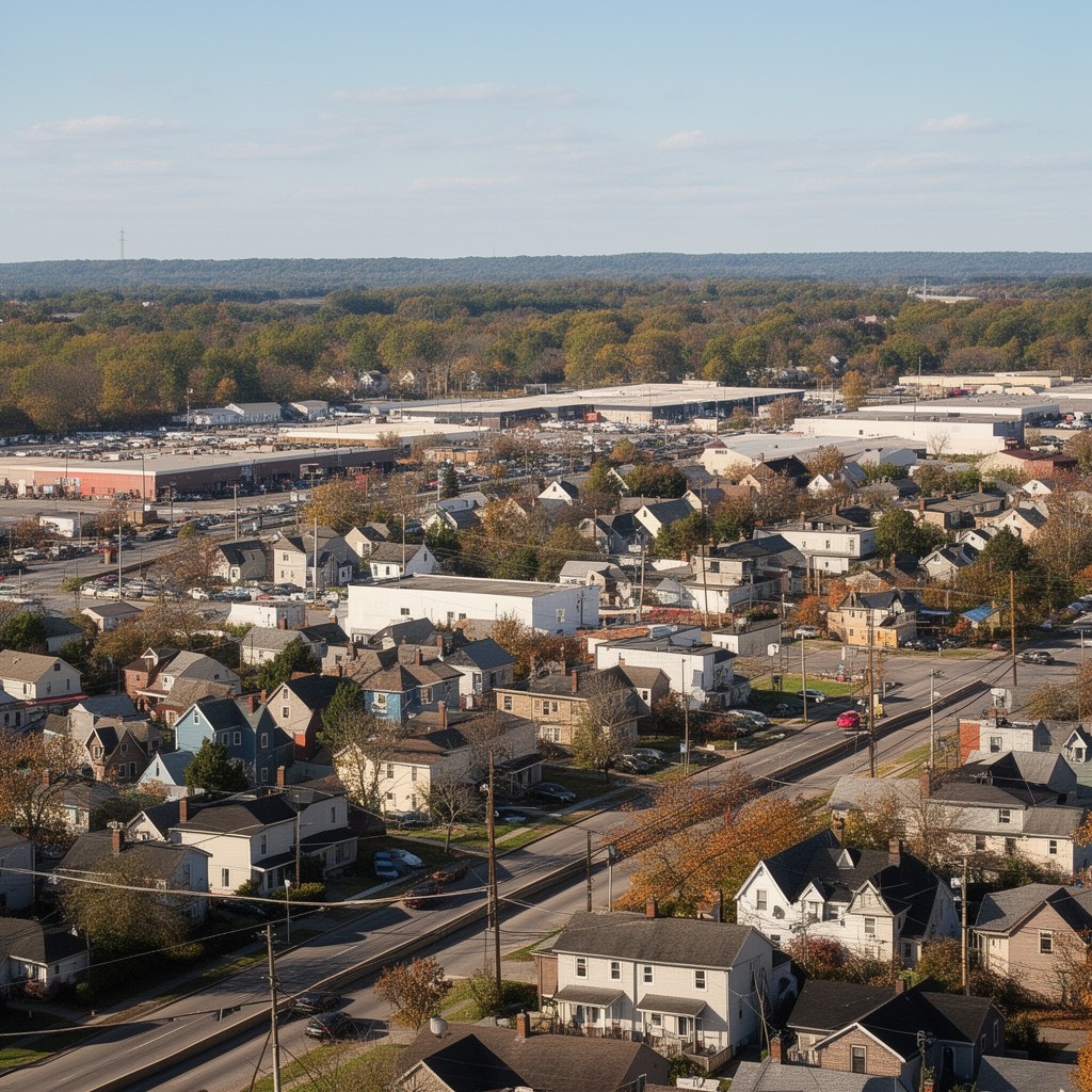AI-generated illustration of South Plainfield, New Jersey