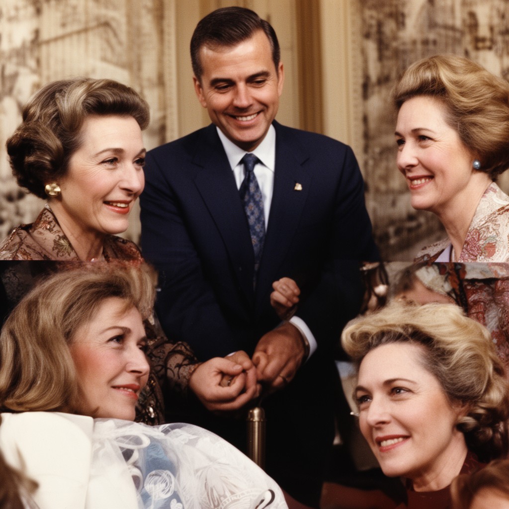 AI-generated illustration of Pat Nixon