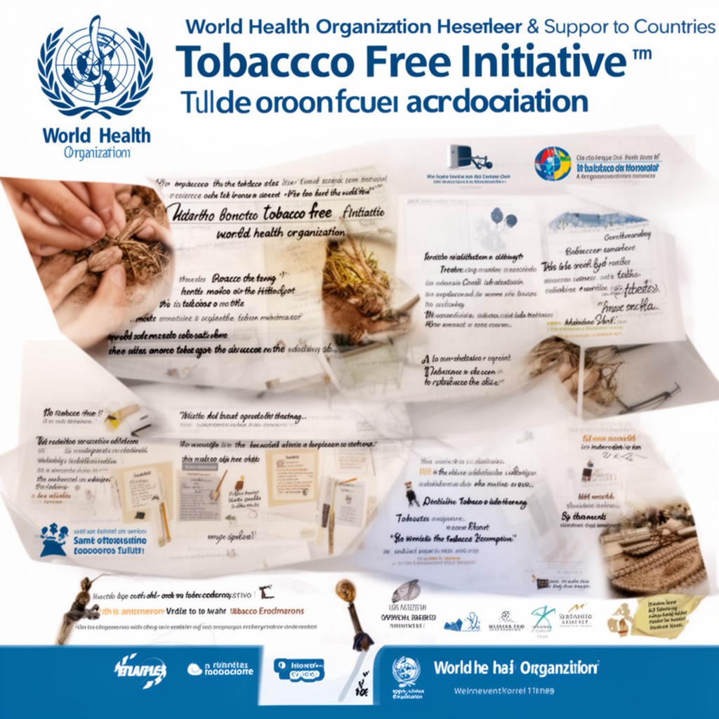 AI-generated illustration of Tobacco Free Initiative