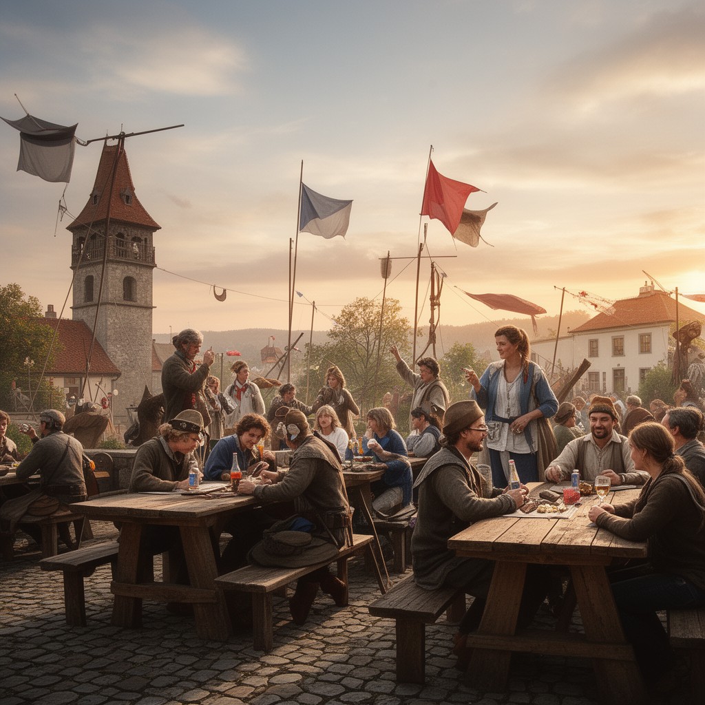 AI-generated illustration of Czechs
