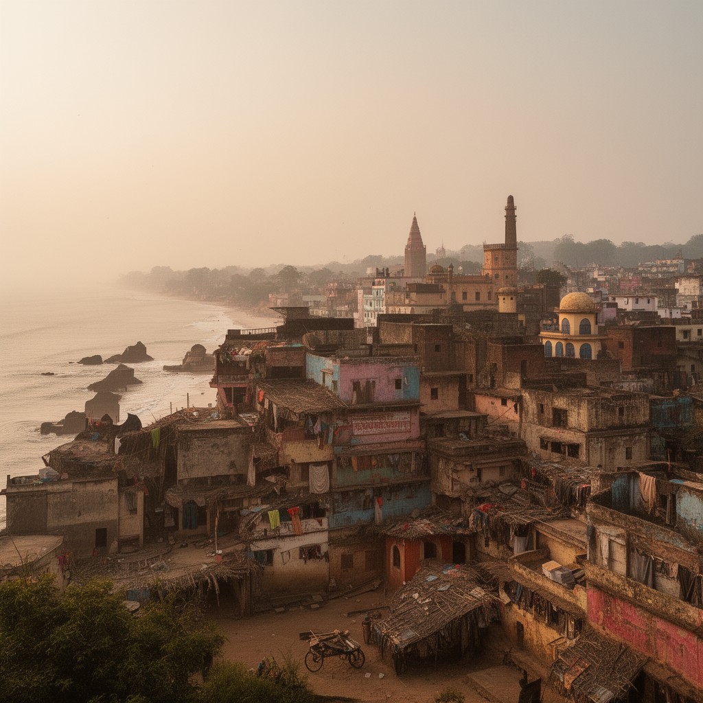 AI-generated illustration of eastern India