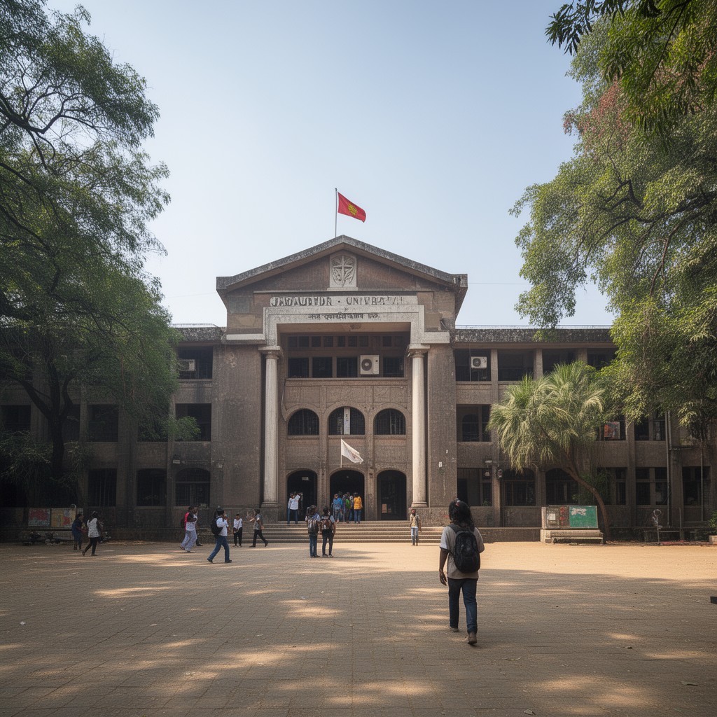 AI-generated illustration of Jadavpur University