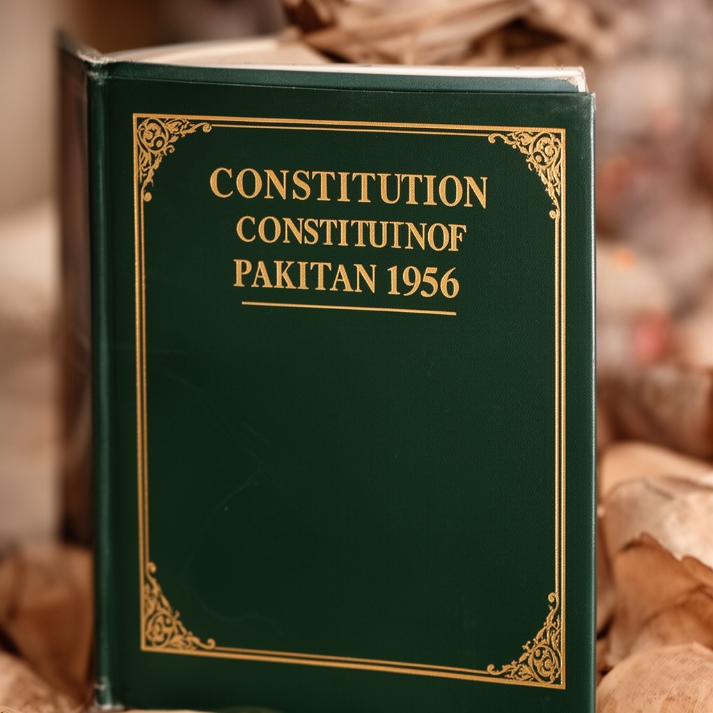AI-generated illustration of Constitution of Pakistan 1956