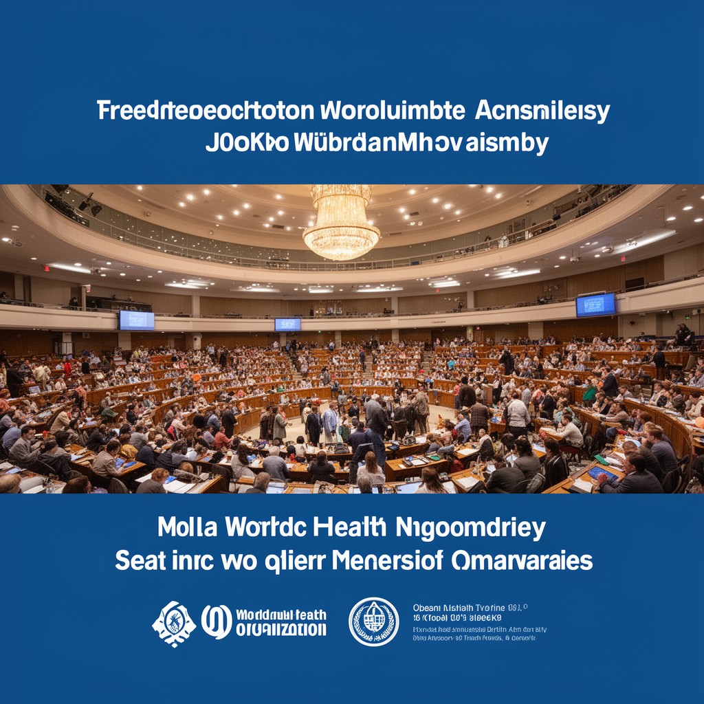 AI-generated illustration of World Health Assembly