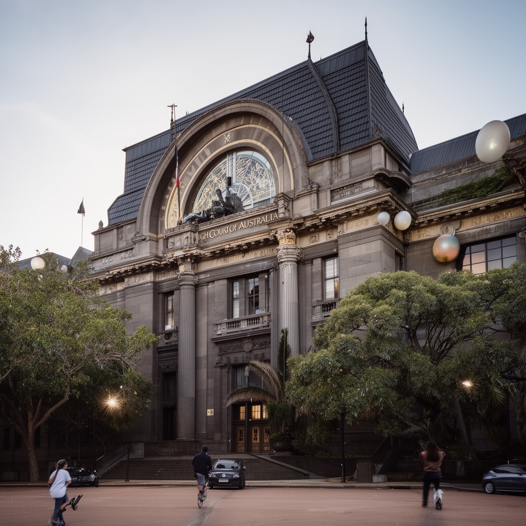 AI-generated illustration of High Court of Australia