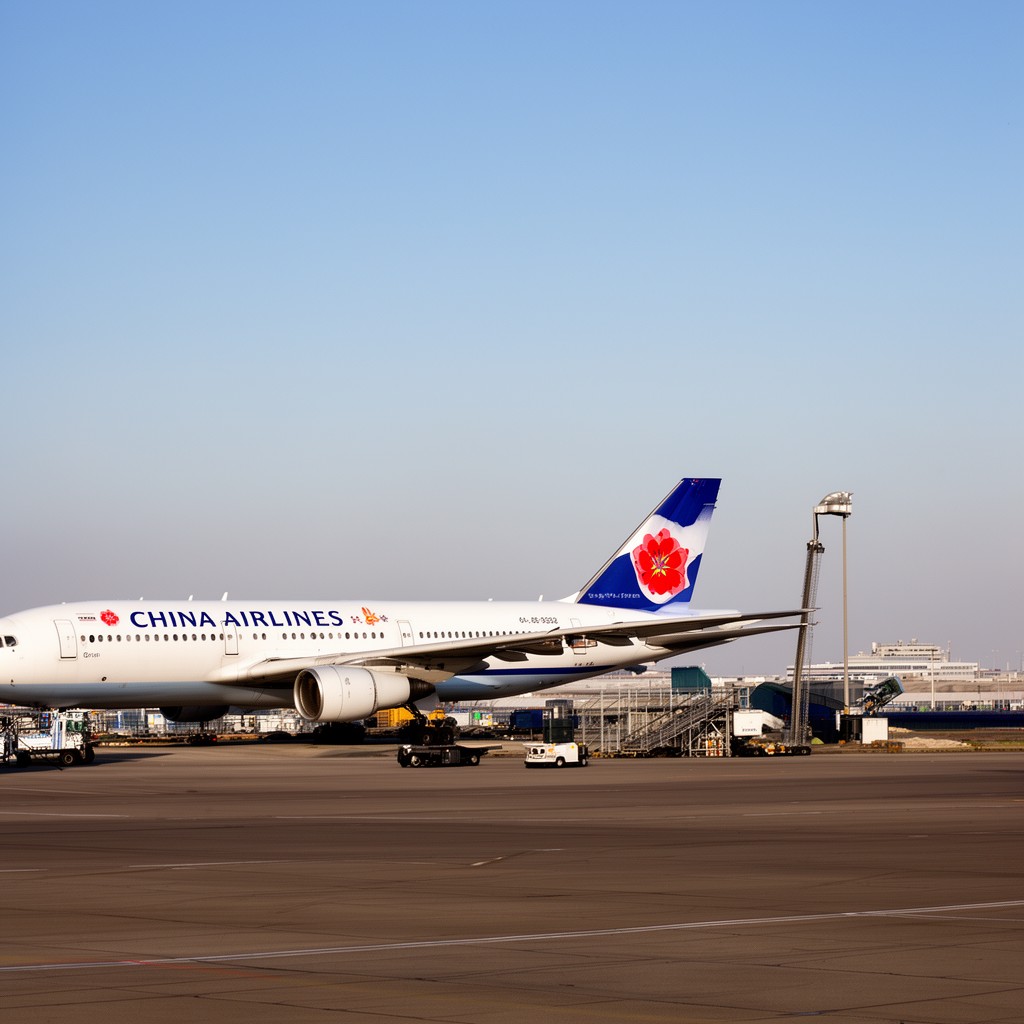 AI-generated illustration of China Airlines