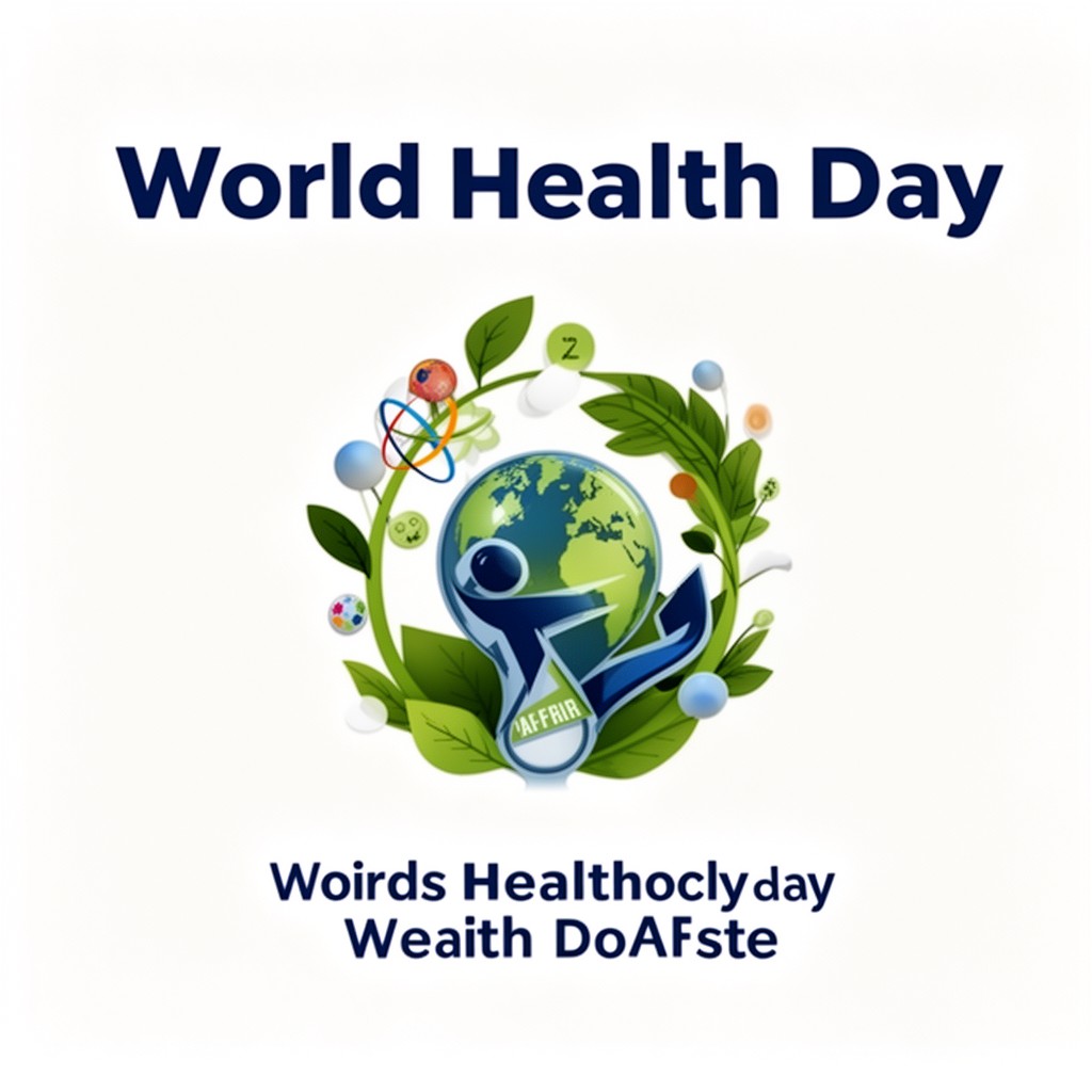 AI-generated illustration of World Health Day