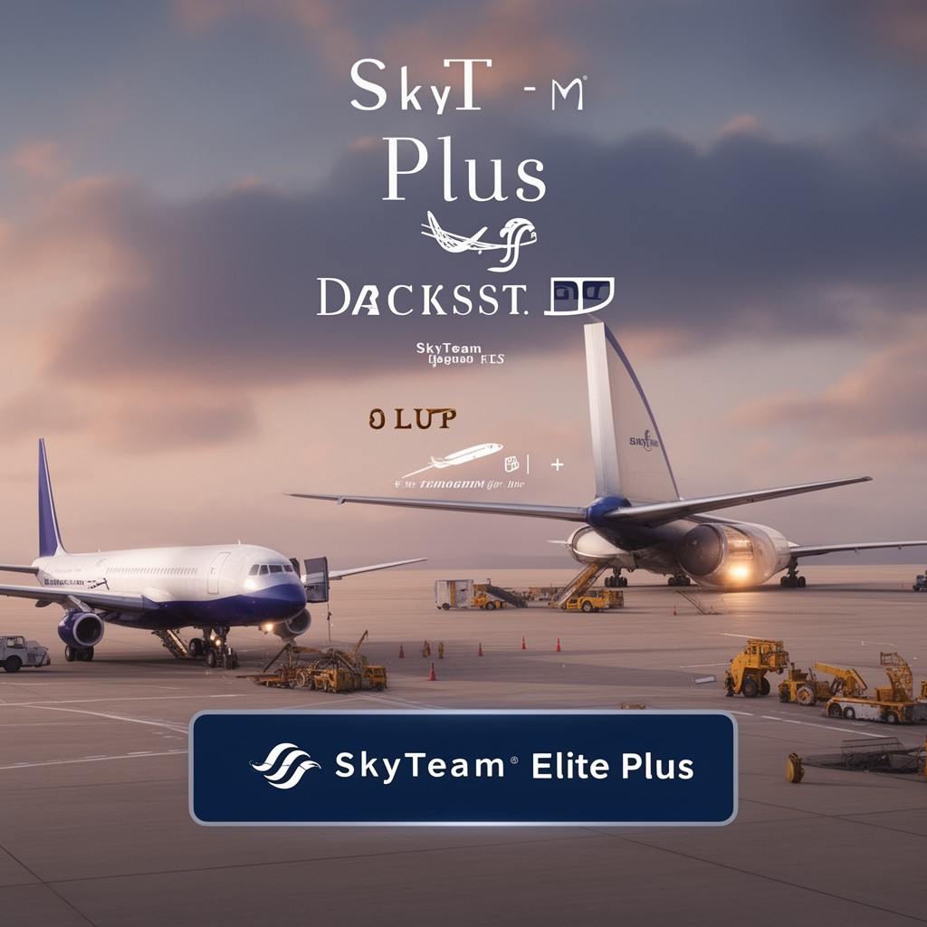 AI-generated illustration of SkyTeam Elite Plus