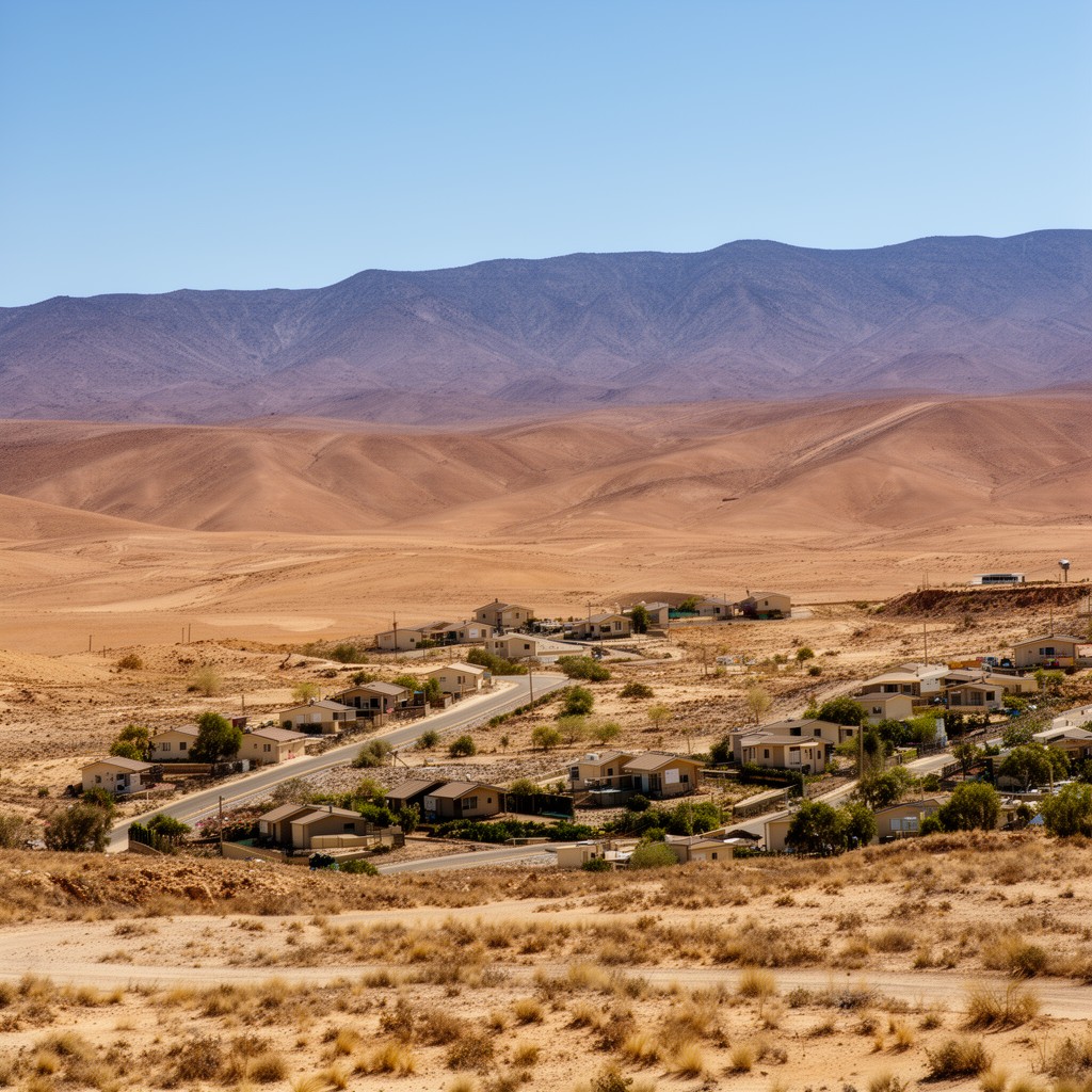 AI-generated illustration of Sde Boker, Negev, Israel