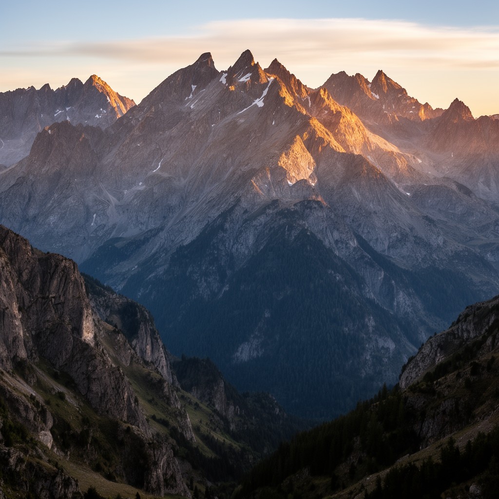 AI-generated illustration of Maritime Alps