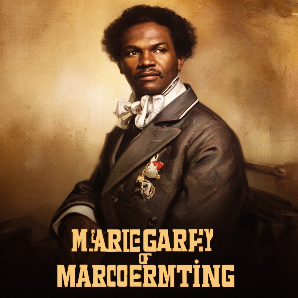 AI-generated illustration of Marcus Garvey