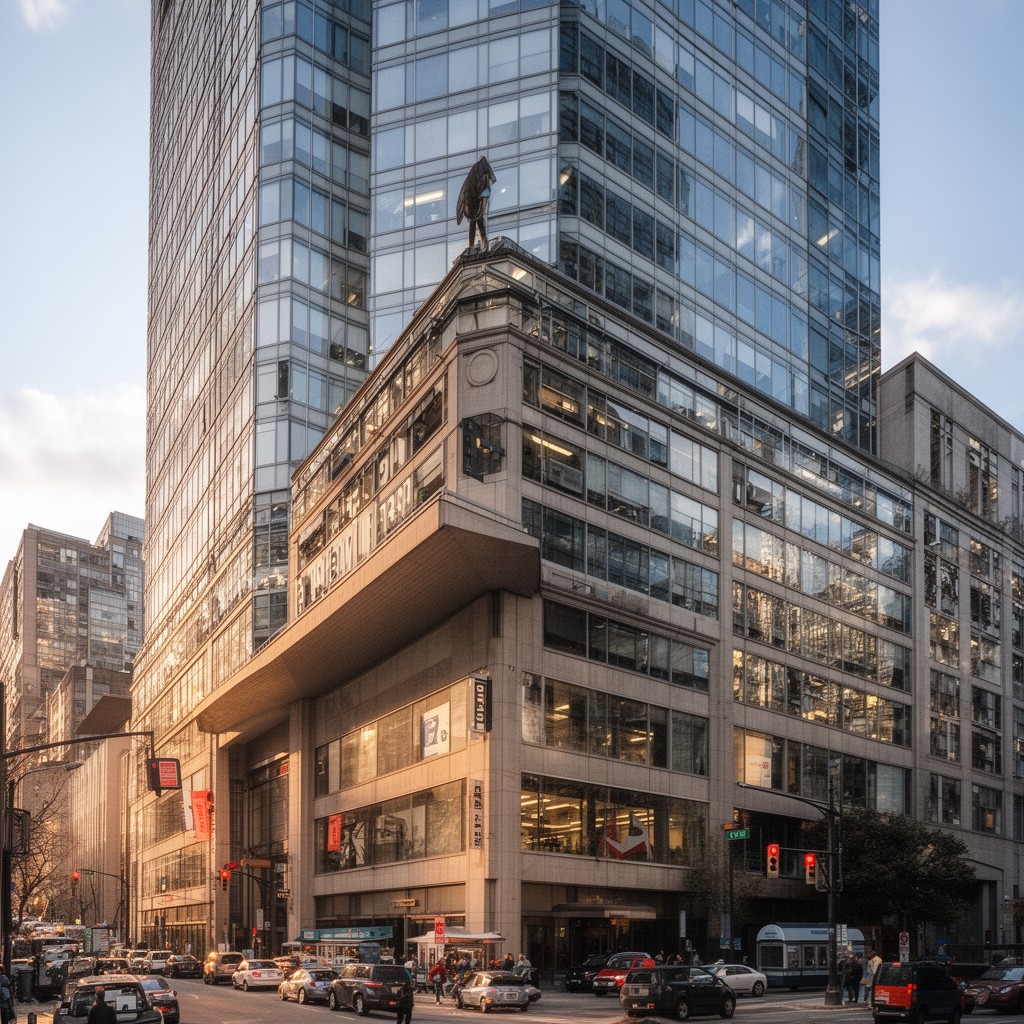 AI-generated illustration of 1900 Yonge Street, Toronto, Ontario, Canada