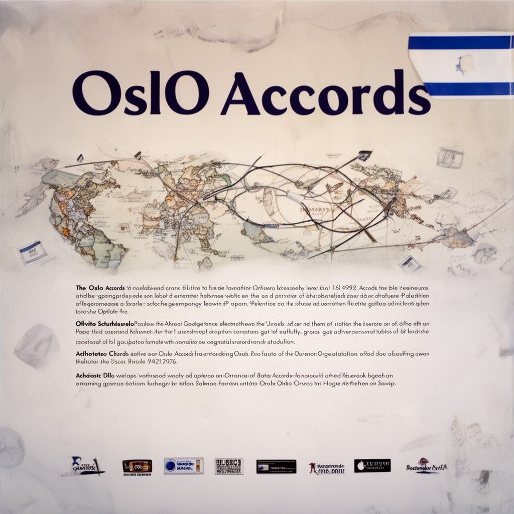 AI-generated illustration of Oslo Accords