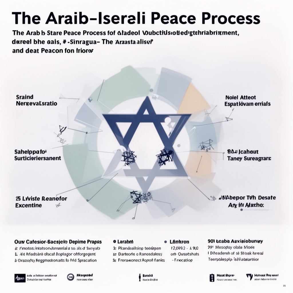 AI-generated illustration of Arab–Israeli peace process
