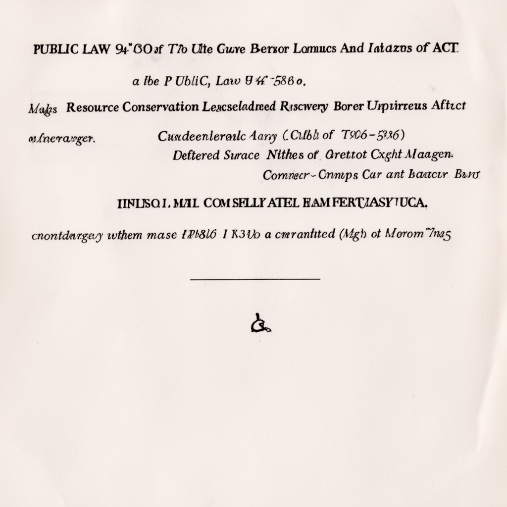 AI-generated illustration of Public Law 94-580