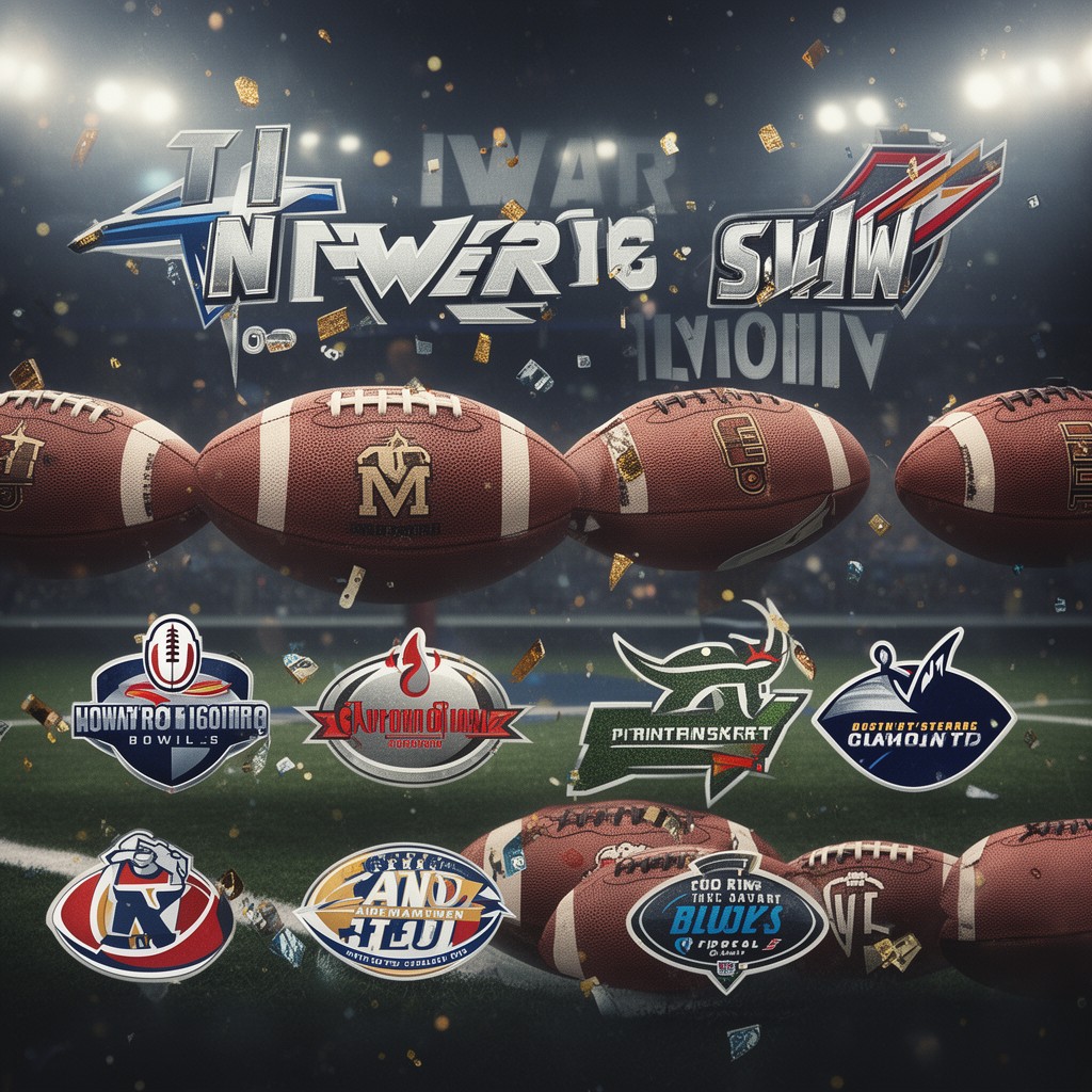 AI-generated illustration of New Year’s Six bowls