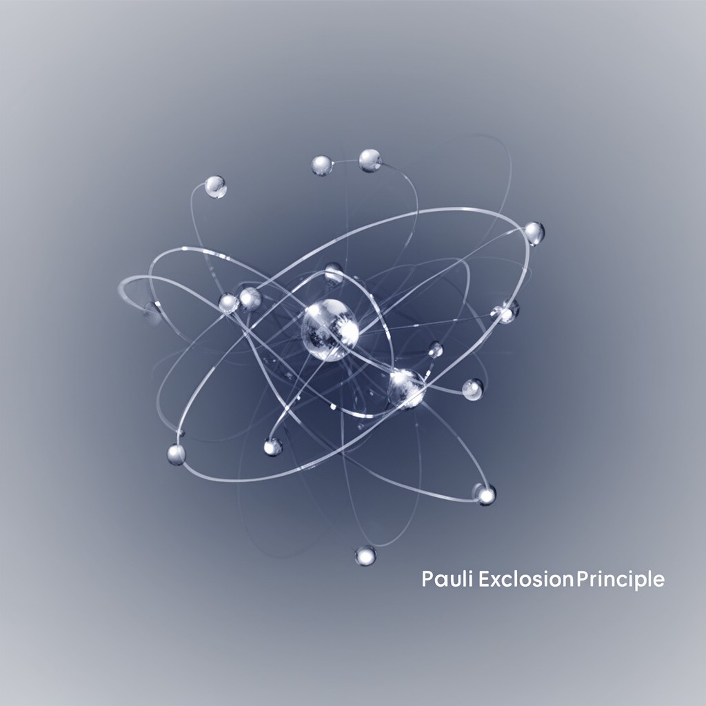 AI-generated illustration of Pauli exclusion principle