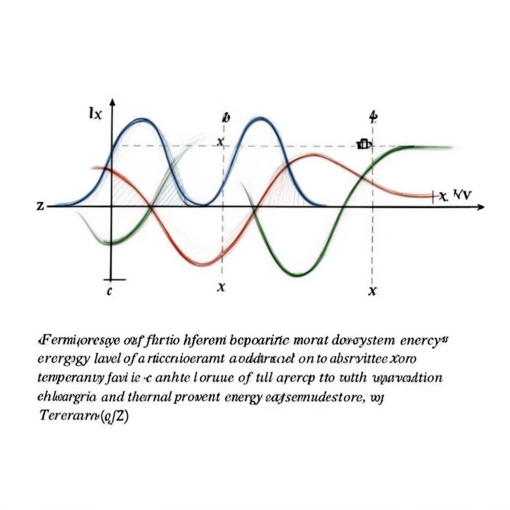 AI-generated illustration of Fermi energy