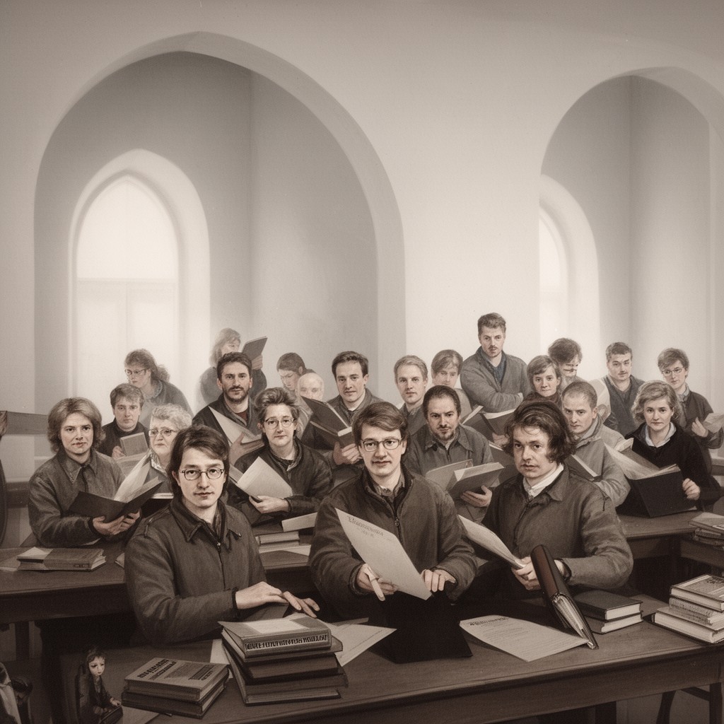 AI-generated illustration of Akademische Verlagsgesellschaft