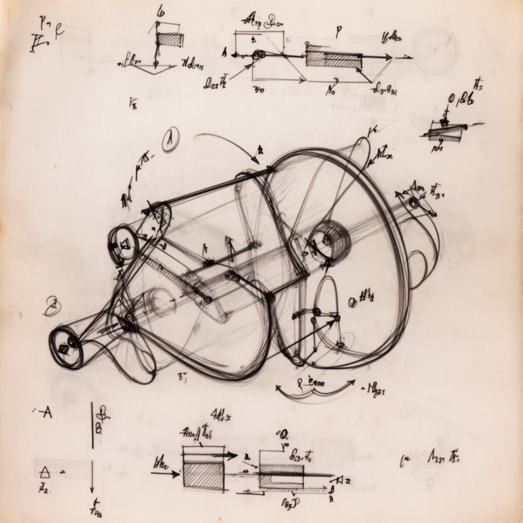AI-generated illustration of Faraday's law of induction