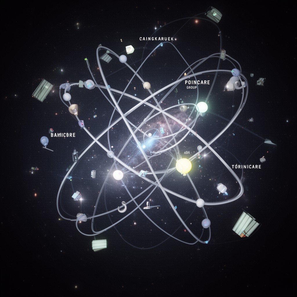 AI-generated illustration of Poincaré group