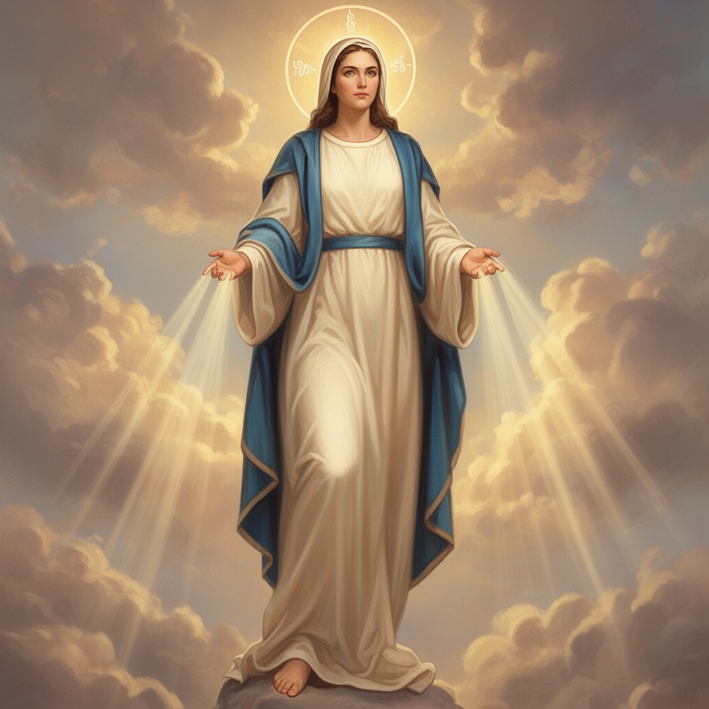 AI-generated illustration of Aeiparthenos (Ever-Virgin)