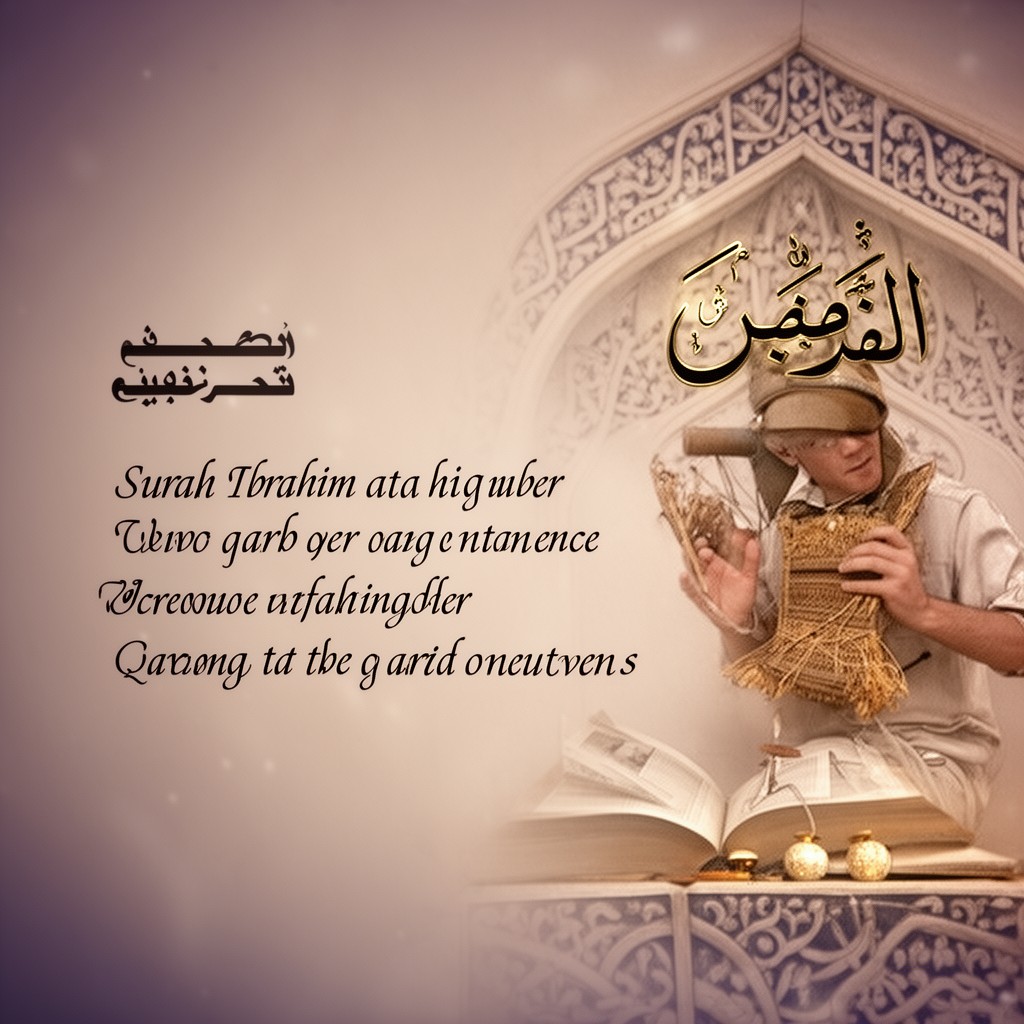 AI-generated illustration of Surah Ibrahim