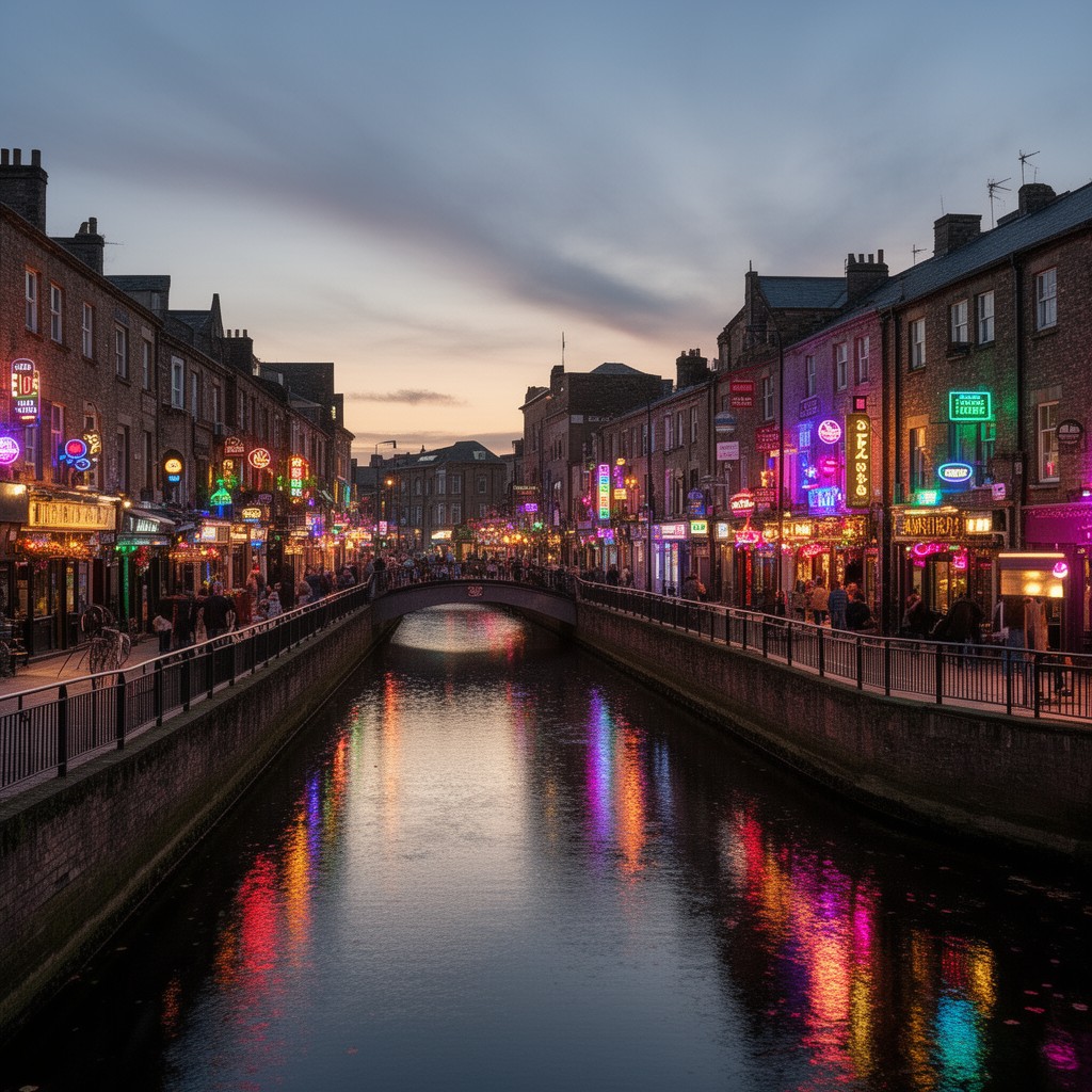 AI-generated illustration of Canal Street