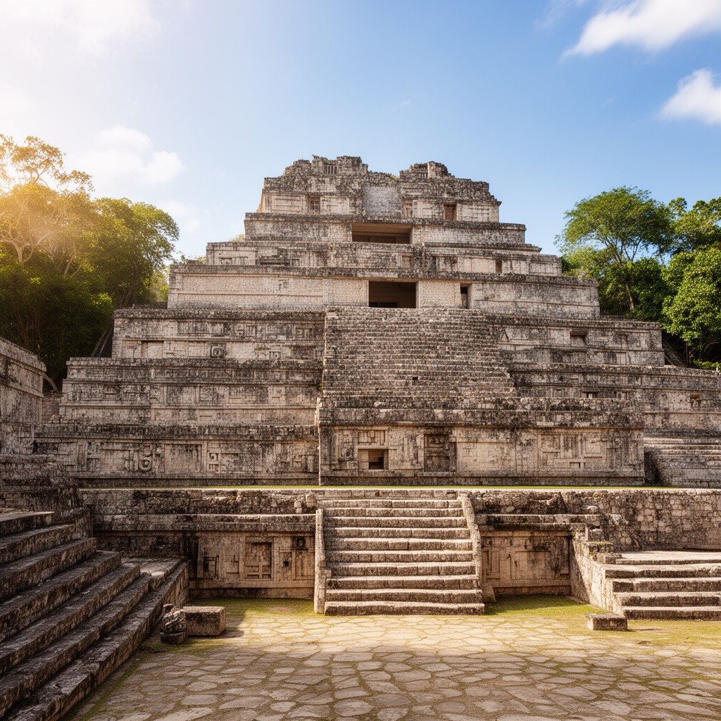 AI-generated illustration of Palenque
