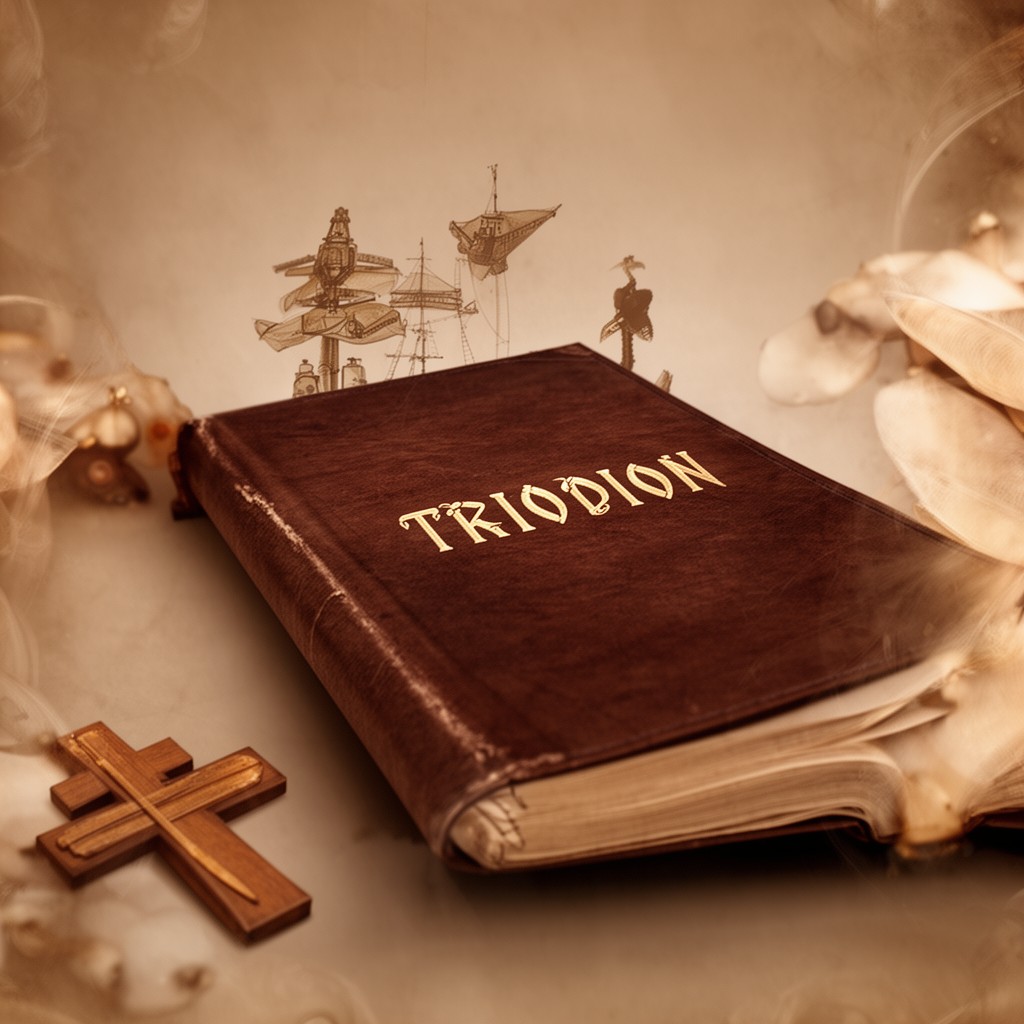 AI-generated illustration of Triodion