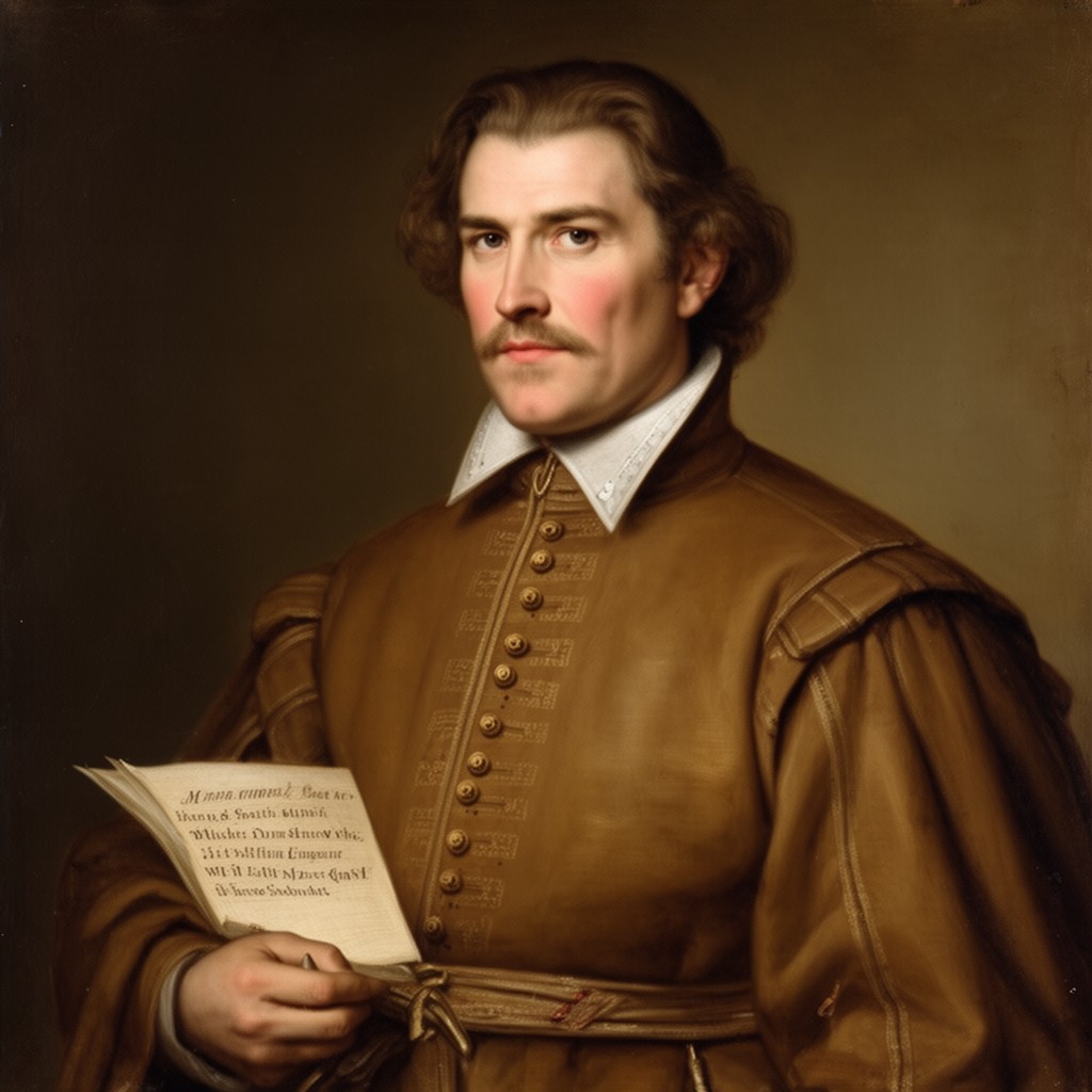 AI-generated illustration of William Dunbar