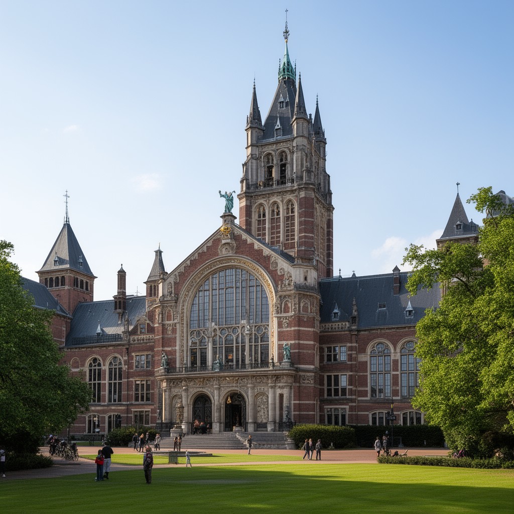 AI-generated illustration of Peace Palace