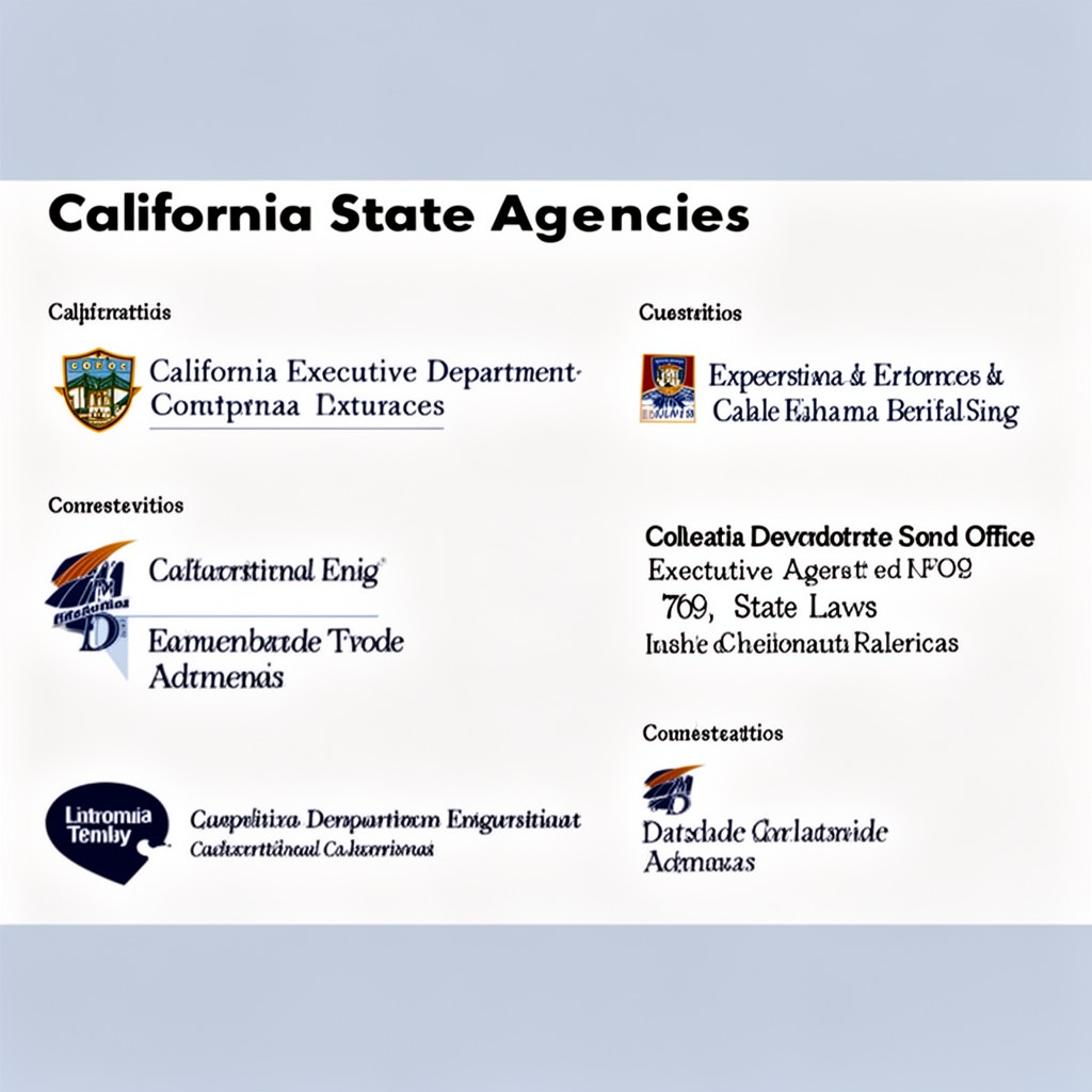 AI-generated illustration of California State Agencies