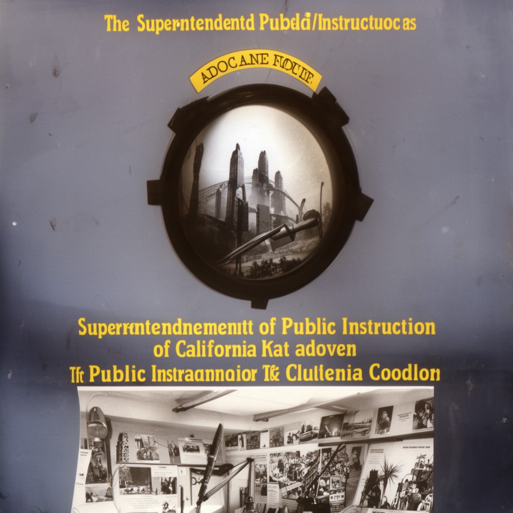 AI-generated illustration of Superintendent of Public Instruction of California