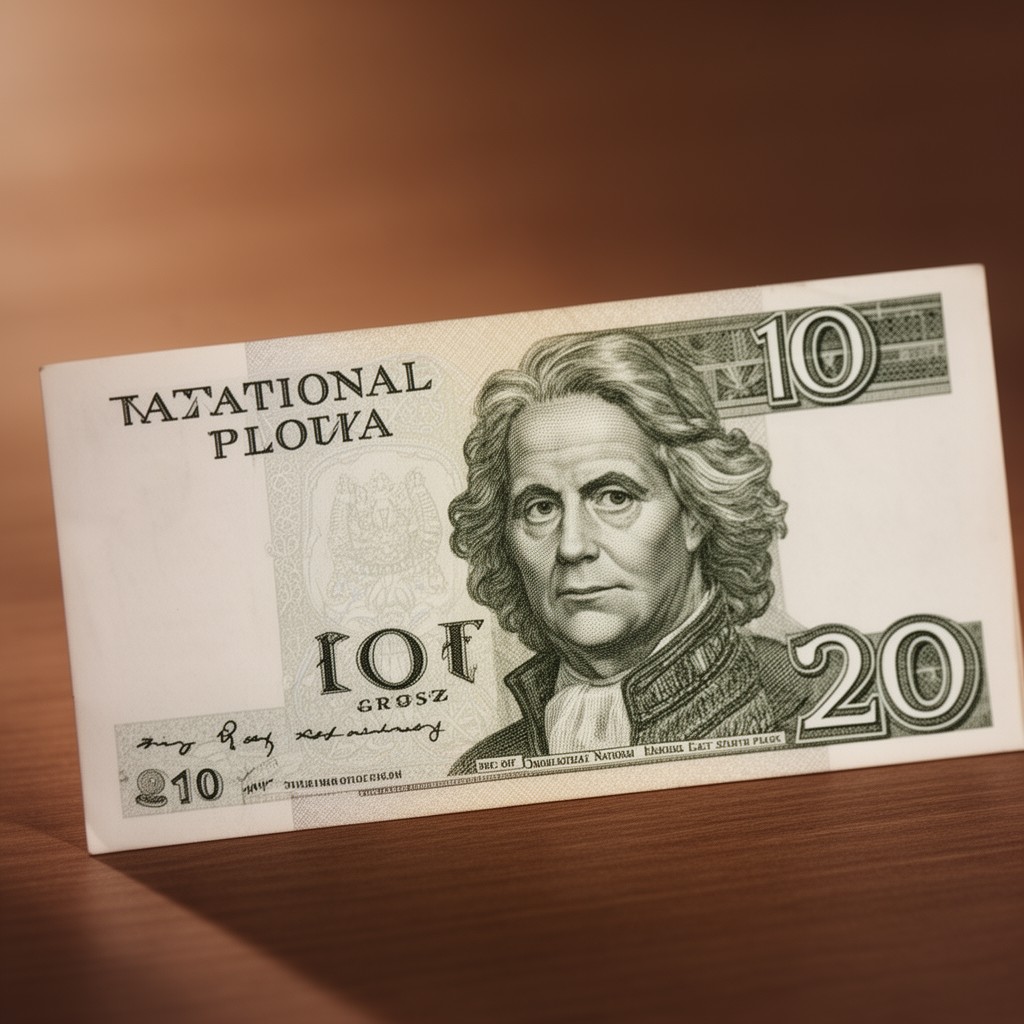 AI-generated illustration of Polish złoty