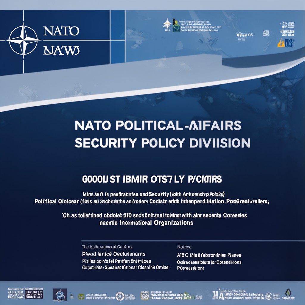 AI-generated illustration of NATO Political Affairs and Security Policy Division
